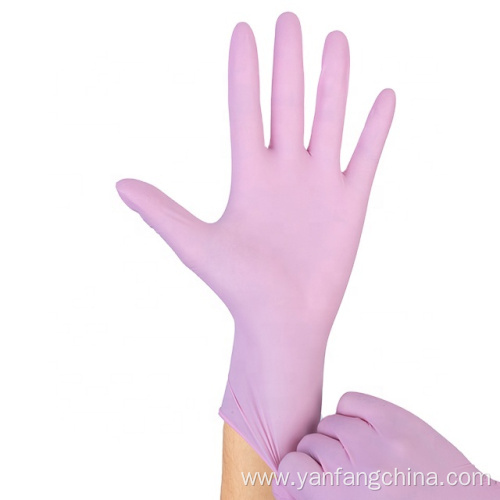 Household Rubber Nitrile Work Gloves For Cleaning